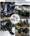 Five Eighth Inch Heim Joint Rod End Kit With Left And Right Hand Thread Chromoly For Steering And Suspension Beefed Up For Traction Rods Sand Rails A Arms Race Cars And Hot Rods installed on suspension and steering links