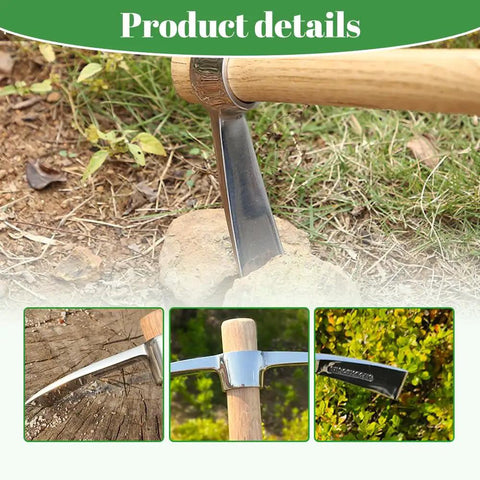Stainless Steel Double Headed Pickaxe 2 In 1 Multifunctional Mattock For Digging And Breaking Ground A Real Workhorse Heavy Duty