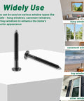 Heavy Duty 80 Pack 3 Inch Vinyl Shutter Fasteners For Home Exterior Repair Uv Shielded And Waterproof Window Pin Hardware on display.