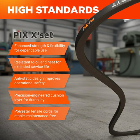 Heavy Duty Wrapped V Belt 103 Inch OC A4L Half Inch Wide Workhorse Rubber Drive Belt highlights strength and durability