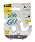 Double Sided Craft Tape 1/2 Inch Wide By 300 Inch Long Permanent Adhesive For Scrapbooks, Cards, School Projects, And Paper Crafts
