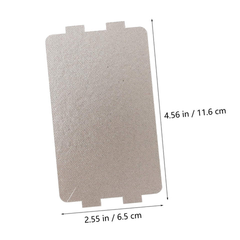 12 Pack Microwave Mica Sheet Waveguide Cover Replacement Plate Heat Resistant Insulation, dimensions 2.55x4.56 in