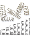 Five Pack Heavy Duty Compression Springs Made From Stainless Steel Wire With 2.2mm Diameter And 21Mm Size Fit For All Kinds Of Durable Home And Industrial Projects That Need Reliable Tension Control Today.