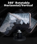Heavy Duty Rugged Magnetic Phone Mount Holder With Hella Strong 50 Lbs Pull Force Magnet Clamp adjustable for landscape or portrait use.