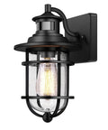 Motion Sensor Outdoor Wall Lantern With Seeded Glass Dusk To Dawn Waterproof Exterior Sconce Black Wall Mount Light Fixture For Porch Doorway Garage E26 Socket Motion Activated Energy Saving A Plus Mode