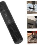 Hydraulic Punch Driver Kit Knockout Tool For Electrical Conduit And Metal Sheet Punching Set with close-ups of punch and die use