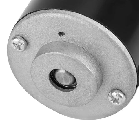 Close-up of Hella Quiet High Speed DC Electric Motor XD Series base showing metal housing and connector for precision builds.