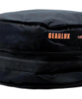 Heavy Duty Five Piece Drum Bag Set With Killer 10mm Foam Padding For 10 12 And 14 Inch Rack Toms, Plus 14 Inch Snare And 22 Inch Bass Drum, durable black nylon 14-inch snare drum bag.