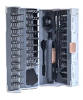 Ultimate 180 In 1 Ratchet Wrench Set With Precision Phillips And Torx Bits For Mobile Phone And Computer Repair, Plus Magnetic Screwdriver Kit That Makes Any DIY Job A Total Breeze For Tech Wizards, open case