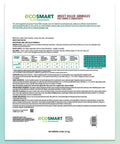 EcoSMART insect killer granules bag label with instructions and ingredients, 10 lb bag for outdoor pest control.