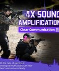 Electronic Shooting Earmuffs With Ambient Sound Amplifier And 23 Decibel NRR Hearing Protection For Shooters On The Range