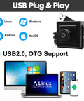 5MP 30FPS USB Fisheye Camera With IMX335 Sensor And M12 Lens for 3D printer, laser engraver, machine vision, and security.