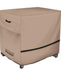 Waterproof Patio Cooler Cart Cover Fits 80-100 Quart Carts Up To 40In Long, 20In Wide, And 34In High, Durable Heavy Duty 602D Canvas