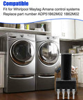 Washer Piezoresistive Water Level Sensor Replacement For Real Time Tub Monitoring, Delivers Accurate Water Level During Wash, Rinse, And Spin Cycles, Plug And Play, Stable Performance And Easy Install. Compatible with Whirlpool Maytag Amana