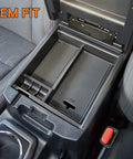 Center Console Organizer Tray For Toyota Tacoma 2016 2017 2018 2019 2020 2021 2022 2023 ABS Material Black Trim in armrest box