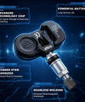 Ford TPMS Sensors 315MHz 433MHz Pre Programmed Tire Pressure Monitoring Replacement For F150 F250 F350 F450 F550 Escape Fusion Maverick Ranger Focus Transit 4 Pack Drop In Ready valve stem sensor