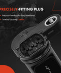 Close-up of plug with three pins, part of Left And Right Camshaft Position Sensor Set For Nissan Infiniti 3.5L V6 Vehicles