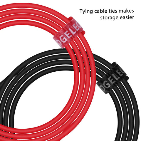 14 Gauge 2 Pack 3.3 Ft Stackable 4mm Banana Plug To Alligator Clips Beefy Heavy Duty Silicone Test Leads with cable ties