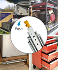3 Fold Full Extension Drawer Runners And Cabinet Slides Heavy Duty Ball Bearing Rails For Cabinets Tool Boxes And RVs