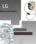 Washer Water Level Pressure Switch Replacement For LG 29-inch hose diagram 6501EA1001R 6501EA1001C 6501EN1001R AP5204365