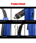Smooth Operating Corded Electric Screwdriver Featuring Adjustable Torque And Ergonomic Non Slip Grip For No Sweat Drywall Repairs And Quick Furniture Assembly Jobs with torque adjustment and on/off switch.