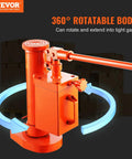Heavy Duty Hydraulic Toe Jack 10 Ton Lift Capacity Rock Solid Machine Jack 360 rotatable body for tight spaces