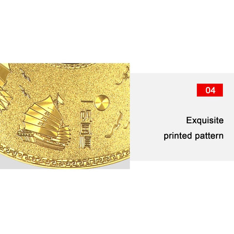 Exquisite printed pattern on Tempered Glass Lazy Susan With Swivel Assist System Round Tabletop Rotating Tray 100cm.