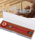 Watch Bearing Opener and Movement Tool for 1120/2500 Movements in case, ergonomic alloy steel design for precision repairs.