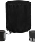 Beefed Up Weatherproof Patio Cooler Bar Table Cover For Keter Pacific 7.5 Gallon Cool Bar 21 Inch Diameter By 23 Inch High Waterproof Outdoor Cover With Tear Resistant And Double Stitched Oxford Fabric For All Weather Protection