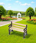 Two Pack Black One Twenty Fourth Scale Miniature Park Benches For Dollhouses Dioramas Outdoor Scene Decor Realistic Tiny Accessories 1.9 Inch Long 0.9 Inch Wide 1.3 Inch Tall Perfect For DIY Projects bench in garden setting