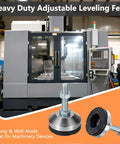 Heavy Duty M12 Leveling Feet Set Offering Rock Solid Stability For Cnc Machines And Workbenches Built Tough To Handle 3200 Lbs, steel construction with adjustable height.