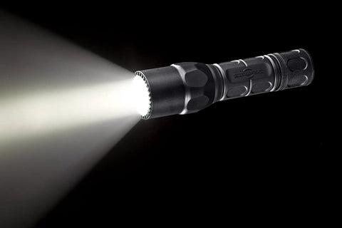 Rugged Tactical LED Flashlight Delivering 600 Lumens Single Output With Click Switch Tailcap For Momentary Or Constant On Tough Reliable Everyday Carry