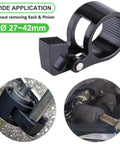 Front view of Toolwiz inner tie rod removal tool kit, 27-42mm, 1/2in drive, two-piece set