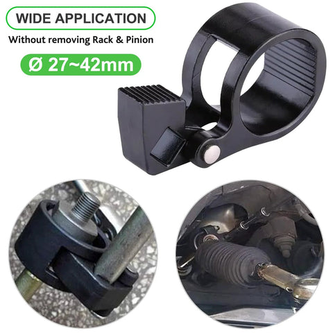 Front view of Toolwiz inner tie rod removal tool kit, 27-42mm, 1/2in drive, two-piece set