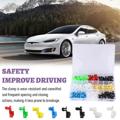 Must Have 80 Piece Car Door Lock Rod Clip Kit Assortment For Left And Right Door Handles Rod End Retainers Latch Clips