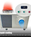 Heavy Duty Commercial Spot Cooler With Killer 51000 Btu Cooling For Big Warehouses Indoors Or Outdoors Portable Industrial Air Conditioner 220v 6kw 3 Phase Turbo Fan Beast Mode with control panel and air vent.