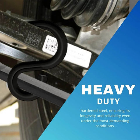 Beefy Half Ton Lower Control Arm Prying Tool With 13mm Wire Black Powder Coat Pro Grade Suspension Bushing Remover front view