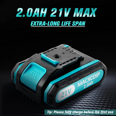 21V battery for Brushless 21V Cordless Drill Kit With Three Eighths Inch Keyless Chuck 300 InLb Torque Dual Speed 25 Plus 1 Clutch 33 Piece Bit Accessories Battery And Charger Included Built For Pro Grade Power At Home Projects