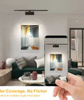Dope 3 Color Dimmable LED Track Lighting Heads H Type Bright Track Light Fixtures for kitchen lighting showcased above wall art.