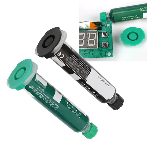 Curable Solder Ink Insulating Protective Coating For PCB Circuit Board Repair And Maintenance, Heavy Duty Insulation, 2 Pack 10cc