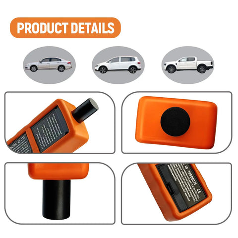 Professional Grade Tpms Tire Pressure Sensor Relearn Tool Compatible With El 50448 Oec T5 For General Motors Vehicles 315 Megahertz 433 Megahertz top view with details.