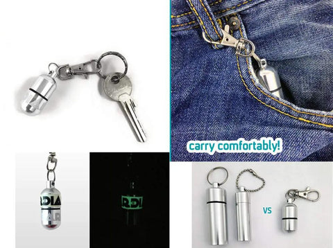 HiFi Earplugs For Concerts And Festivals That Hide In Your Ears with aluminum case keychain, compact for easy carrying