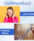 Woman looking annoyed due to noise, emphasizing less noise concept with 8 Piece Heavy Duty Rubber Corner Caps For Metal Bed Frame Legs With Anti Slip L Shape Design In Matte Black To Block Floor Scratches And Send Annoying Creaks Straight To The Curb For Total Nighttime Silence.