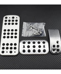 Upgrade Your Ride With Street Tough Clutch And Accelerator Pedal Pads For Peugeot 206 Cars featuring solid aluminum pads and screws.