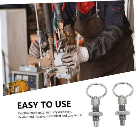 Heavy Duty Stainless Steel Indexing Plungers For Machine Tools Rock Solid Spring Loaded Mounting Bolts in use with machine tools.