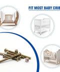 Assorted Crib Screws And Barrel Nuts Replacement Kit Fits Delta Graco Cribs 32 Piece with hex socket and bolts for cribs.
