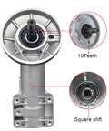 All In One Trimmer Gear Head Replacement Kit for String Trimmers and Brush Cutters with CNC 10-Tooth Bevel Gears