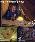 Star Projector Night Light For Girls And Kids Room Rotating Night Light With 8 Color Changing Totally Cozy Pink Baby Gift