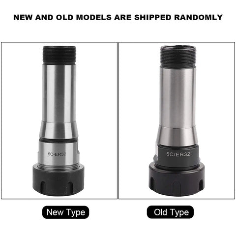 Comparison of new and old 5C ER32 Collet Chuck Tool Holder With Spring Pincer Mandrel For Milling Machines Built Tough Carbon Steel Clamp