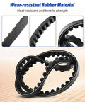 Honda 23100 GK8 870 Drive Belt For Spree NQ50 Elite SB50P Replacement Noise Reducing High Elasticity Belt close-up showing wear-resistant rubber material.